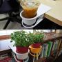 JUSTDOLIFE Cup Holder Clip Portable Drinking Cup Holder Clip Desk Cup Holder for Home