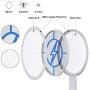 Bug Zapper Mosquito Killer USB Rechargeable Electric Fly Swatter Racket Zap for Home, Outdoor, Pest Insects Control w/Base, 4000v Double Layers Mesh Safety Protection Safe to Touch