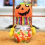 Kanggest Transparent Candy Jar Halloween Gift Jar Decoration Candy Box Halloween Supplies Decoration Element Ghost Black Cat