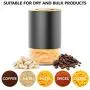 KF3030G Coffee Canister 21oz Glass Storage Container by Kaffe - BPA Free Stainless Steel with Airtight Lid KF3030G Coffee Canister 21oz Glass Storage Container by Kaffe - BPA Free Stainless Steel with Airtight Lid