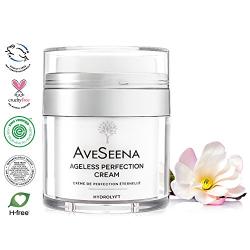 AveSeena | Ageless Perfection Cream | Natural Facial Cream for Sensitive, Oily or Dry Skin - For Women and Men (1.7 fl oz/50 ml Airless Jar).