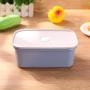 Whitelotous Easy Find Lid Food Storage Container Large Cereals Sealed Jar Refrigerator Fresh Nuts Retail Moisture Proof Box(Blue)