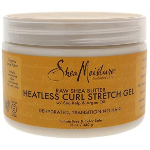 SheaMoisture Curl Stretch Gel Hair Styling Cream for Curls Raw Shea Butter Styling Cream 12 oz