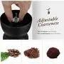 Moulin à Café Conique en Céramique à Billes avec Récipient de Stockage, Brosse Douce et Silencieux Portable – Idéal pour le Café Fraîchement Moulu Moulin à Café Conique en Céramique à Billes avec Récipient de Stockage, Brosse Douce et Silencieux Portable – Idéal pour le Café Fraîchement Moulu