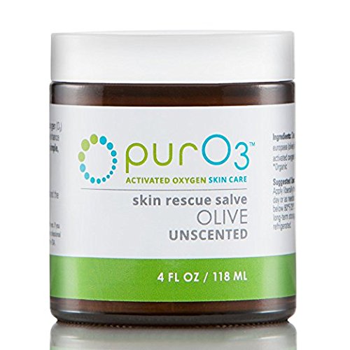 PurO3 Fully Ozonated Olive Oil - 4 Oz - Glass Jars