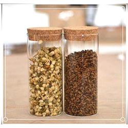 Food Storage Glass Jar No Lead Kitchen Storage Bottles Sealed Cans With Cover Large Capacity Candy Glass Jars Tea Box D3,450Ml