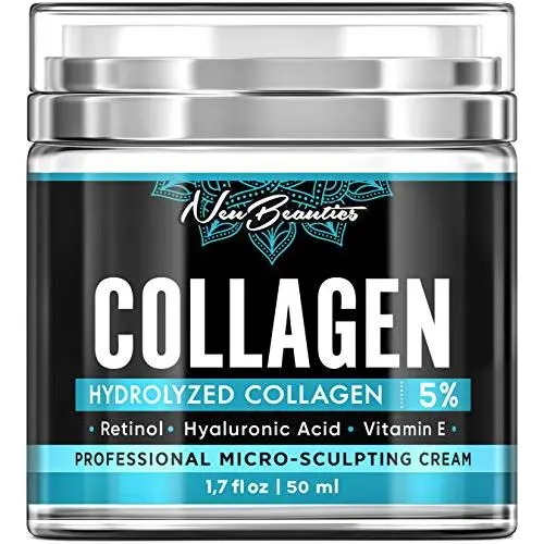 Men Collagen + Retinol Face Moisturizer | Made in USA | Natural + Organic Day and Night Cream | Anti Aging + Anti Wrinkle | 5% Marine Collagen Cream with Retinol, Hyaluronic Acid, Jojoba, Avocado Men Collagen + Retinol Face Moisturizer | Made in USA | Natural + Organic Day and Night Cream | Anti Aging + Anti Wrinkle | 5% Marine Collagen Cream with Retinol, Hyaluronic Acid, Jojoba, Avocado