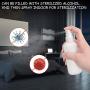 【Made in USA】 Clear 100ml(3.4oz) Refillable Sprayer Bottles Fine Mist Spray Bottle Container for Essential Oils, Travel, Perfumes, 12 Pcs