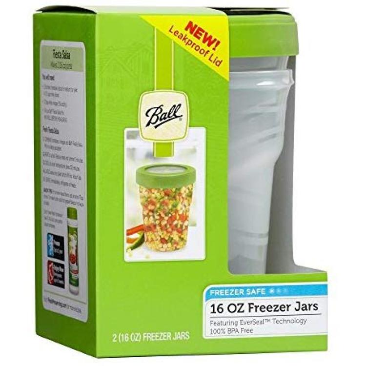 Quicker Defrost- Reusable Freezer Containers with Lids Set of 4-23.5 oz.  for Soups, Leftovers, Meal