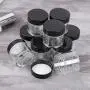 Bouteilles en Plastique Transparentes Remplissables 10 Pcs avec Couvercles Anti-Fuite pour Maquillage Cosmétiques Lotion Crèmes Huiles Salves Ointments Noir 30g Une Taille Bouteilles en Plastique Transparentes Remplissables 10 Pcs avec Couvercles Anti-Fuite pour Maquillage Cosmétiques Lotion Crèmes Huiles Salves Ointments Noir 30g Une Taille