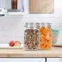 BESTONZON Airtight Glass Canister Set,2pcs Food Storage Jar Storage Container with Seal Clamp for Dry Food Kitchen Canning Cereal,Pasta,Sugar,Beans,Spice(1.5L) BESTONZON Airtight Glass Canister Set,2pcs Food Storage Jar Storage Container with Seal Clamp for Dry Food Kitchen Canning Cereal,Pasta,Sugar,Beans,Spice(1.5L)