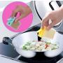 Seasoning Box,? 6Pcs/Set Kitchen Spice Storage Bottle Jars Transparent PP Salt Pepper Cumin Powder Box Tool Spice Jars(15.86.110.2cm)