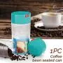 Bouteilles de conservation de grains de café en cylindre, pot en plastique pour la maison, pot de rangement en céramique/verre, pour sucre, pot en verre avec couvercle, pots pour épices. Bouteilles de conservation de grains de café en cylindre, pot en plastique pour la maison, pot de rangement en céramique/verre, pour sucre, pot en verre avec couvercle, pots pour épices.