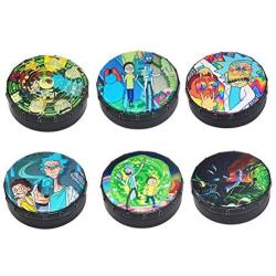 Fuguan Stash Jar Herb Storage Container 25ml Tobacco Box Storage Case Round Tin(H04)