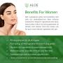 Aloe Infusion Body and Face Moisturizer - All Natural Eczema Cream for Itchy Dry Skin, Sensitive Skin, Acne and Psoriasis - Organic Aloe Vera, Shea Butter, Coenzyme Q10, Grape Seed Oil, Kukui Nut Oil