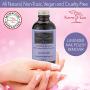 Karma Organic Beauty Natural Soybean Lavender Nail Polish Remover - Non Toxic, Vegan, Cruelty Free, Acetone free – Nails Strengthener for Fingernails – 4 fl. Oz.