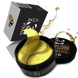 PANDA HYDROGEL EYE PATCH - Under Eye Patches - Collagen Gel Hydrating Eye Mask - Aloe Vera Undereye Gel Pads - Dark Circle, Puffiness, Wrinkle, Eyebag Treatment with Hyaluronic Acid 60 masks