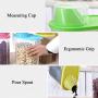 Transparent Plastic Sealed Fresh-keeping Food Storage Container Jar Food Storage Organizer Sets