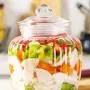 Bouteilles en verre scellées, Réservoirs de stockage pour aliments secs, Contenants de stockage pour confiture/miel/café/confitures/farine Bouteilles en verre scellées, Réservoirs de stockage pour aliments secs, Contenants de stockage pour confiture/miel/café/confitures/farine