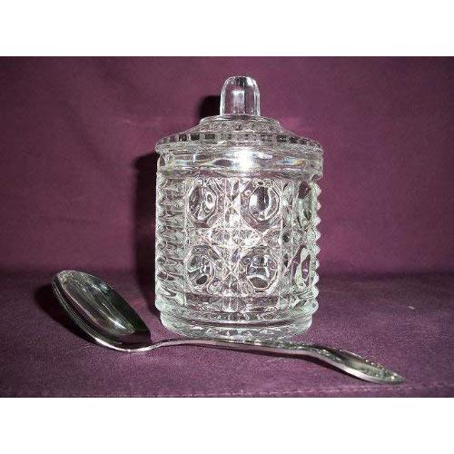Jam Jar With Cover And Spoon