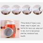 Portable Spice Storage Canister, Kitchen Seasoning Container Jar Set With Rotating Hole Glass Spice Jar Set Household Condiment Jar-e