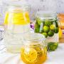 Glass Sealed Jars, Moisture-Proof Kitchen Food Containers, Storage Of Spices/Flower Tea/Oatmeal/Cereals