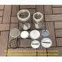 THINKCHANCES Lebensmittelechte und BPA-freie, rostfreie Silber-Aluminium-Metallringe/Bänder für Mason-, Ball- und Konservierungsgläser (12er Pack, Weidengugel)