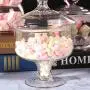 HOUSIYU Pharmacist Jar Glass with Dust and Moisture Storage Tank, Suitable for Candy Self-Service Display, Kitchen Shower Decoration, 16x14.5x9cm HOUSIYU Pharmacist Jar Glass with Dust and Moisture Storage Tank, Suitable for Candy Self-Service Display, Kitchen Shower Decoration, 16x14.5x9cm