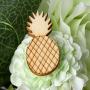 JUSTDOLIFE 10PCS Table Scatter Rustic Decorative Pineapple Wooden Craft Party Decoration