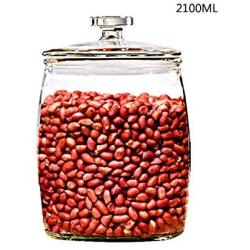 Glass Sealed Jars, Moisture-proof Kitchen Food Containers, Storage Spices/Oatmeal/Cereal/Rice