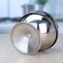Stainless Steel Kitchen Spherical Sugar Bowl Seasoning Bottle Spice Tank Can Flip