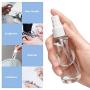 Peakally Travel Bottles -Fine Mist Spray Bottles(2pcs)&Silicone Squeeze Travel Bottles(2pcs)&Cream Jar(4pcs)& Label Sticker.For Cleaning Liquid,Toiletries.Portable,100% Guaranteed Leak Proof