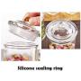 YTF-Transparent glass tea cans, kitchen food multi-grain storage tanks, Chinese herbal medicine dried fruit sealed cans