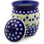 Bouteille en céramique artisanale Ceramika Artystyczna 6? pouces avec couvercle – Thème Cœur Brisé (Paon) + Certificat d'Authenticité Bouteille en céramique artisanale Ceramika Artystyczna 6? pouces avec couvercle – Thème Cœur Brisé (Paon) + Certificat d'Authenticité
