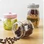 Glass Food Storage Containers With Locking Lids - Vacuum Airtight And Sealed Mason Jar Candy Organizer Snack Cans Grain Glass Container Dried Fruit Storage Bottles With Lid