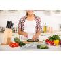 Razab 24 Pc Glass Food Storage Containers Airtight Lids Microwave/Oven/Freezer & Dishwasher Safe - Steam Release Valve BPA/ PVC-Free -Small & Large Reusable Round, Square & Rectangle Bento Containers