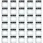 Tebery 1.5oz Mini Hexagon Glass Jars with Black Plastisol Lined Lids and Labels (Pack of 30) Tebery 1.5oz Mini Hexagon Glass Jars with Black Plastisol Lined Lids and Labels (Pack of 30)