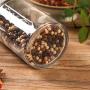 Kitchen Spice Storage Bottle Jars Spice Bottle Seasoning Box Transparent PP Salt Pepper Cumin Powder Box Kitchen Gadgets Tools,Size 1