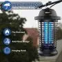 HEMIUA Bug Zapper, Electric Mosquito Zapper for Outdoor and Indoor, Electronic Insect Killer, Waterproof Fly Pest Trap for Home, Patio, Garden HEMIUA Bug Zapper, Electric Mosquito Zapper for Outdoor and Indoor, Electronic Insect Killer, Waterproof Fly Pest Trap for Home, Patio, Garden