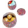 Betoores DIY Candle Tin Jars National Style Round Container Tins Storage Box Empty Tins for Cookies,Candy,DIY Candles,Scented Tea(6PCS)