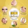 JJ Beauty Creations - ORGANIC VITAMIN C TURMERIC CLAY FACE MASK (4OZ) For Acne, Control Oil, Purify Pores, Remove Toxins, Pigmentation Correcting, Improve Texture, Nourish Skin - Yellow
