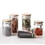 BESTONZON 1PC 450ML Storage Tank Food Sealed Tank Food Storage Containers Transparent with Covers Buckle for Grain for Restaurant Home Hotel Kitchen BESTONZON 1PC 450ML Storage Tank Food Sealed Tank Food Storage Containers Transparent with Covers Buckle for Grain for Restaurant Home Hotel Kitchen