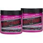 Manic Panic Cotton Candy Pink Haarfarbe - Klassische High Voltage - (2er-Pack) Halbpermanenter Haarfarbe - Leuchtet im Dunkeln - Helle, Kühltonige Rosatönung - Vegan, PPD & Ammoniakfrei