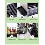 Multi-function seasoning box shelf spice bottle storage rack seasoning jar storage box condiment kitchen set, 天空蓝（大号）