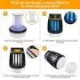 Ampoules Zapper Anti-Moustiques, Lampe Tue-Moustiques 3 en 1 avec LED UV pour Extérieur et Intérieur Ampoules Zapper Anti-Moustiques, Lampe Tue-Moustiques 3 en 1 avec LED UV pour Extérieur et Intérieur