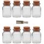 Viva Haushaltswaren Set of 8?spice Jars/tins, Glass, 150ml