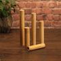 chuwa Bamboo Tube Tea Box Airtight Small Container Spices Storage Jar with Lid 4 Size