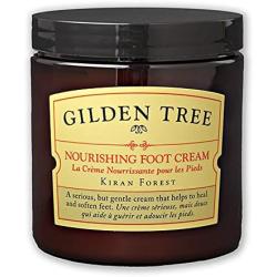 Gilden Tree Nourishing Foot Cream with Organic Aloe Vera and Shea Butter, 8 ounce jar, Heals Dry Skin, Cracked Heels, Calluses and Softens Rough, Flaky Dead Skin