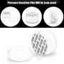 SumDirect 50Pcs 10G/10ML Clear Plastic Cosmetic Containers with Lids, Sample Jars, Makeup Sample Containers for Cream Lotion with Pressure Sensitive Films