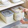 Kitchen Food Storage Jar Airtight Food Storage Cereal Storage Containers with Airtight Lids, BPA Free & Food Grade Plastic, Keeping The Foods Dry and Fresh, Saving Space In The Kitchen.